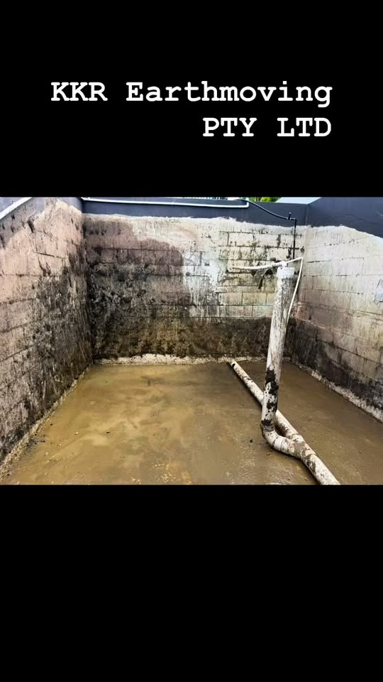 Excavated pool area, from a KKR Facebook reel